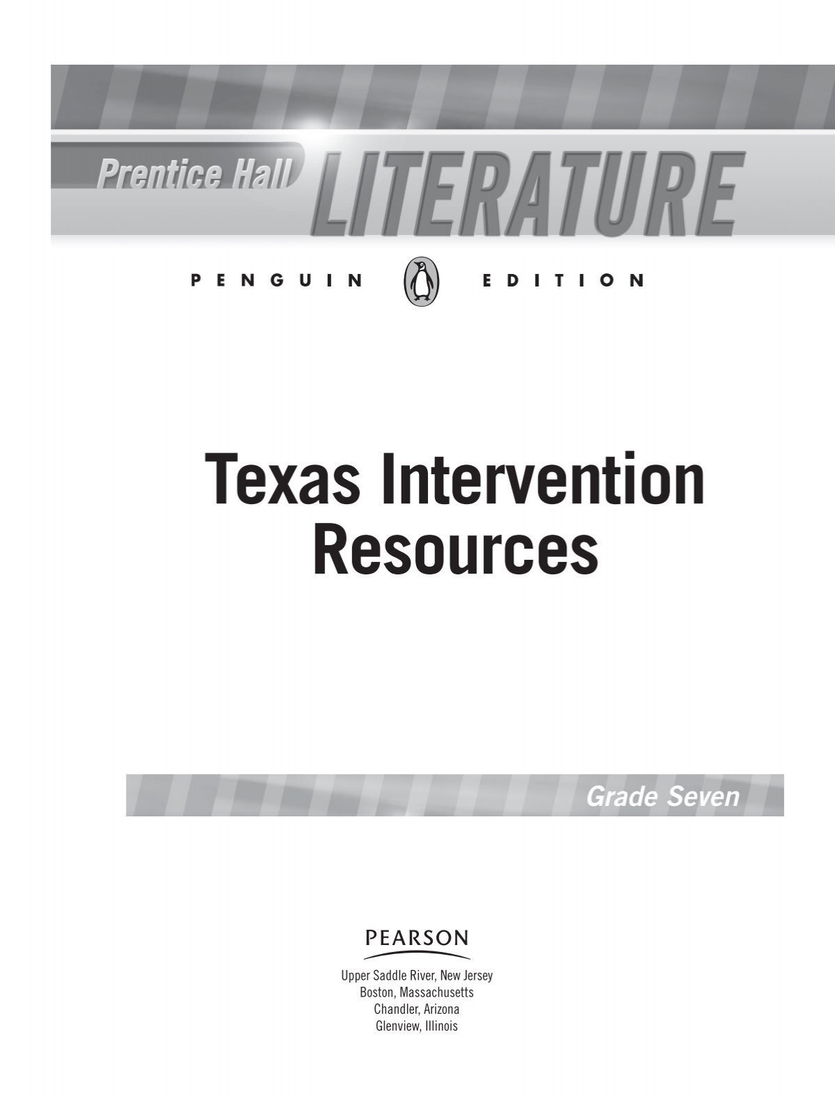 Texas Intervention Resources - CHOOSE YOUR PATH: Print â€¢ CD