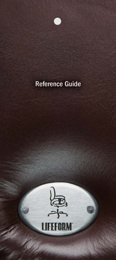 Reference Guide Pdf Lifeform Chairs