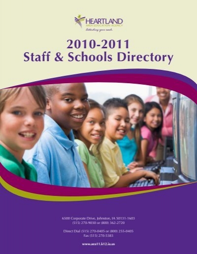 2010-2011 Staff Schools Directory - Heartland Aea 11