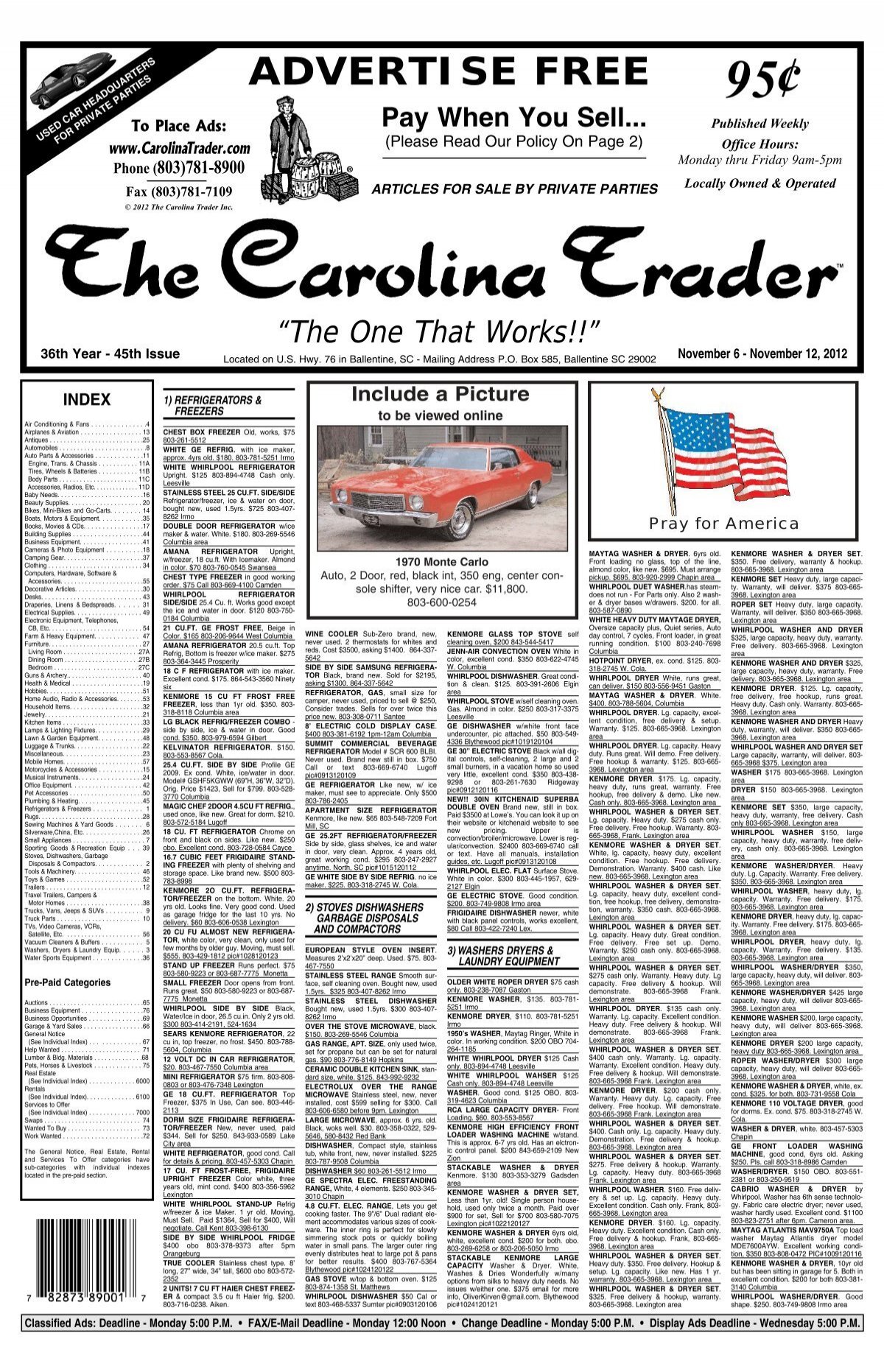 36-43 Pay When You Sell Ads (Pages 1-30).qxd - The Carolina Trader