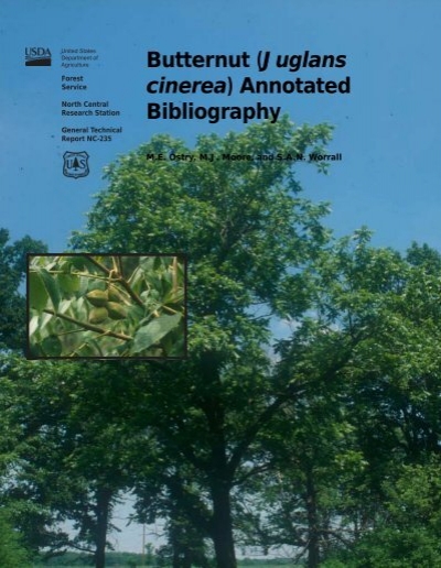 (Juglans cinerea) Annotated Bibliography - Northern Research