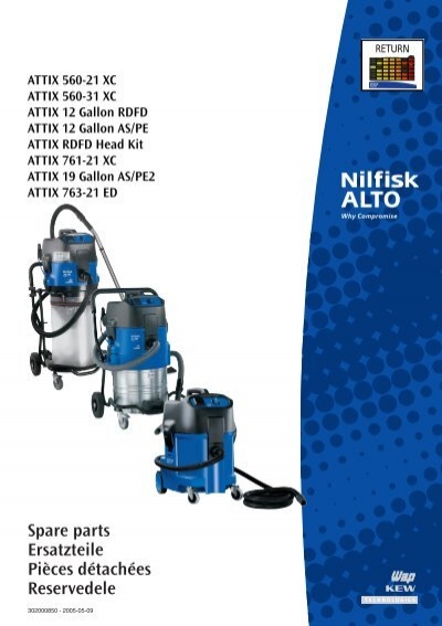 Luftfilter Patronenfilter Rundfilter für Nilfisk Alto Attix 560-21 XC 