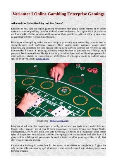 12 spørsmål besvart om kasinospill 