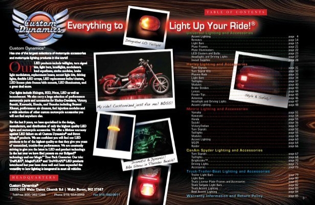 Custom Dynamics Universal Motorcycle Air Ride Remote System Harley Davidson Wiring Diagram from www.yumpu.com