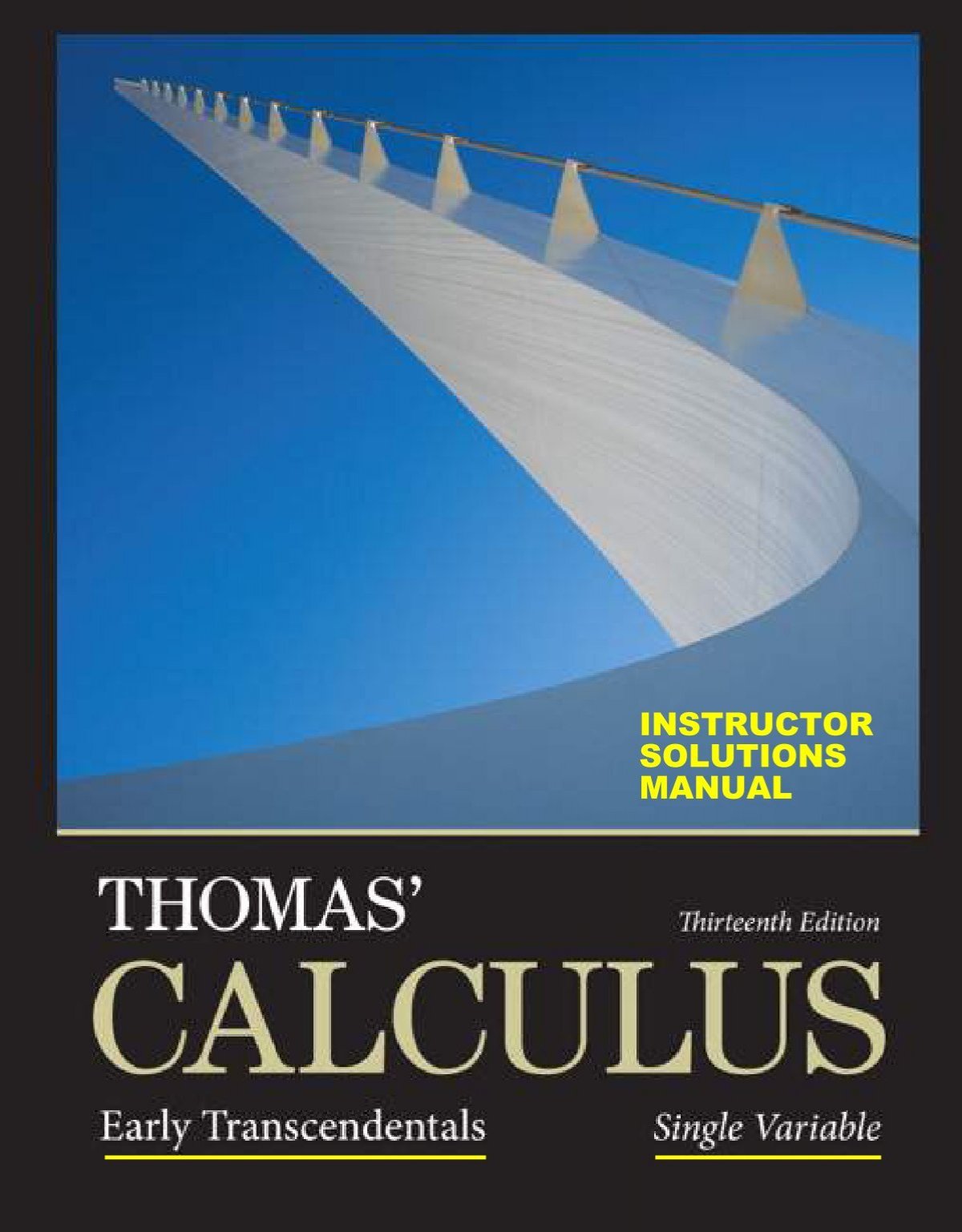 Thomas Calculus 13th Solutions