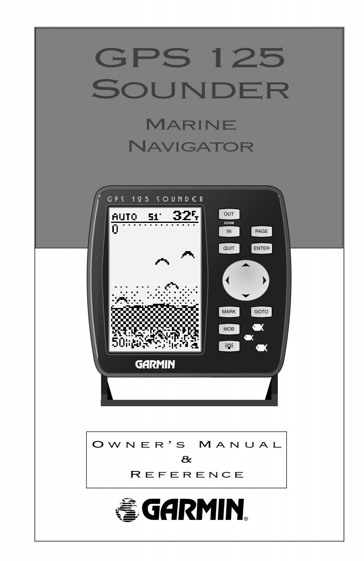 Garmin 125 Sounder Manual
