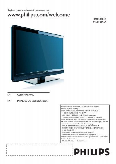 Philips Professional Lcd Tv User Manual Cfr