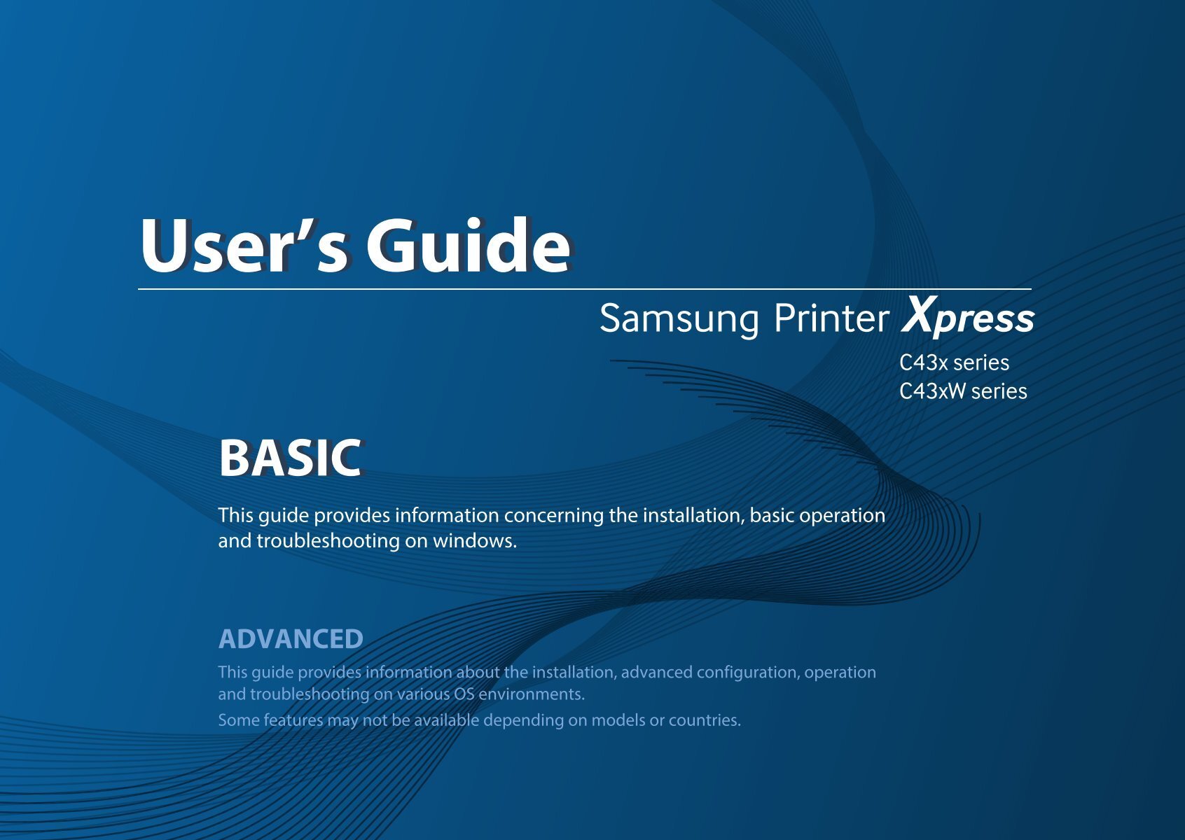 Samsung Printer Xpress C430w Sl C430w Xaa User Manual Ver 1 02 English 8 19 Mb