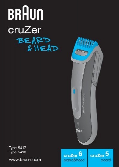 braun cruzer beard and head