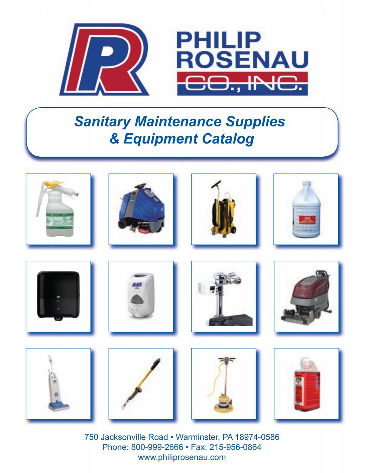 Sanitary Maintenance Supplies & Equipment Catalog