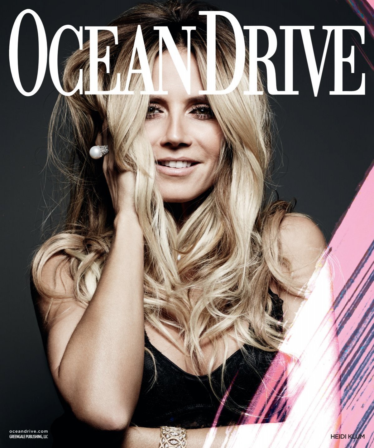 Ocean Drive - 2016 - Issue 10 - December - Heidi Klum