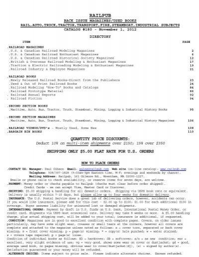 PDF Catalog - Railpub.com