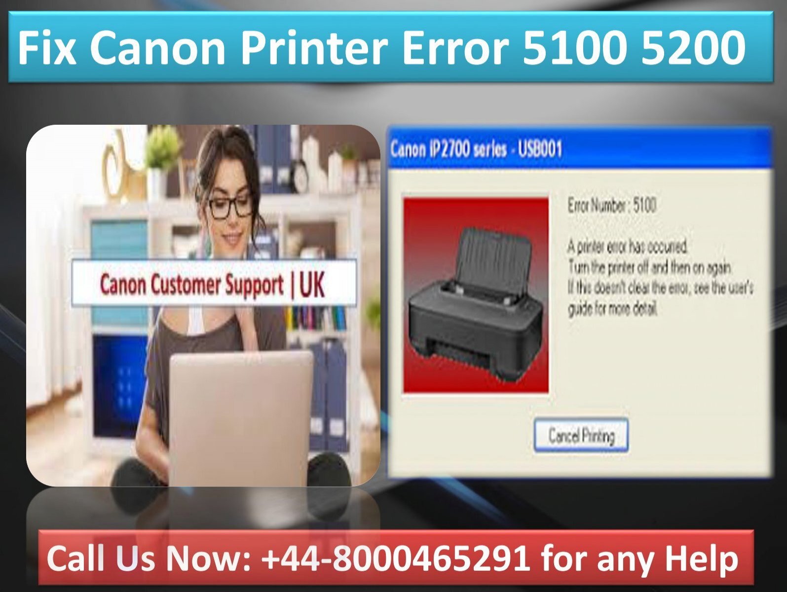Clear Canon Error 5200