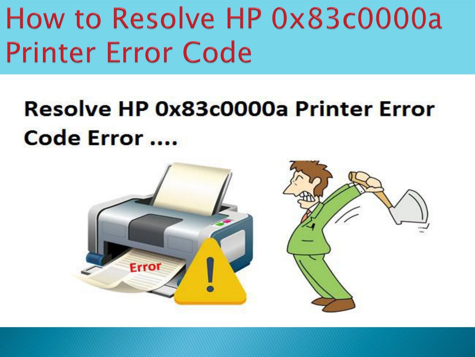 8005769647 How to Resolve HP 0x83c0000a Printer Error Code