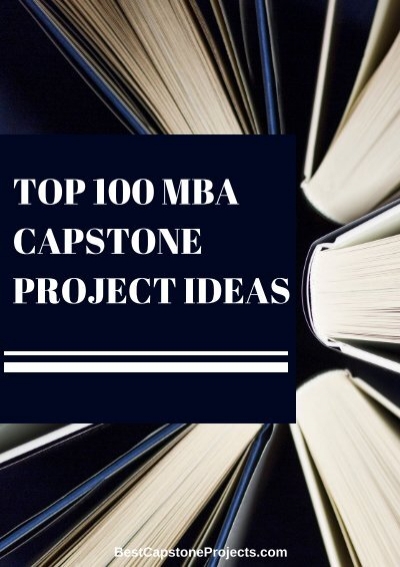 capstone project topics for mba marketing major