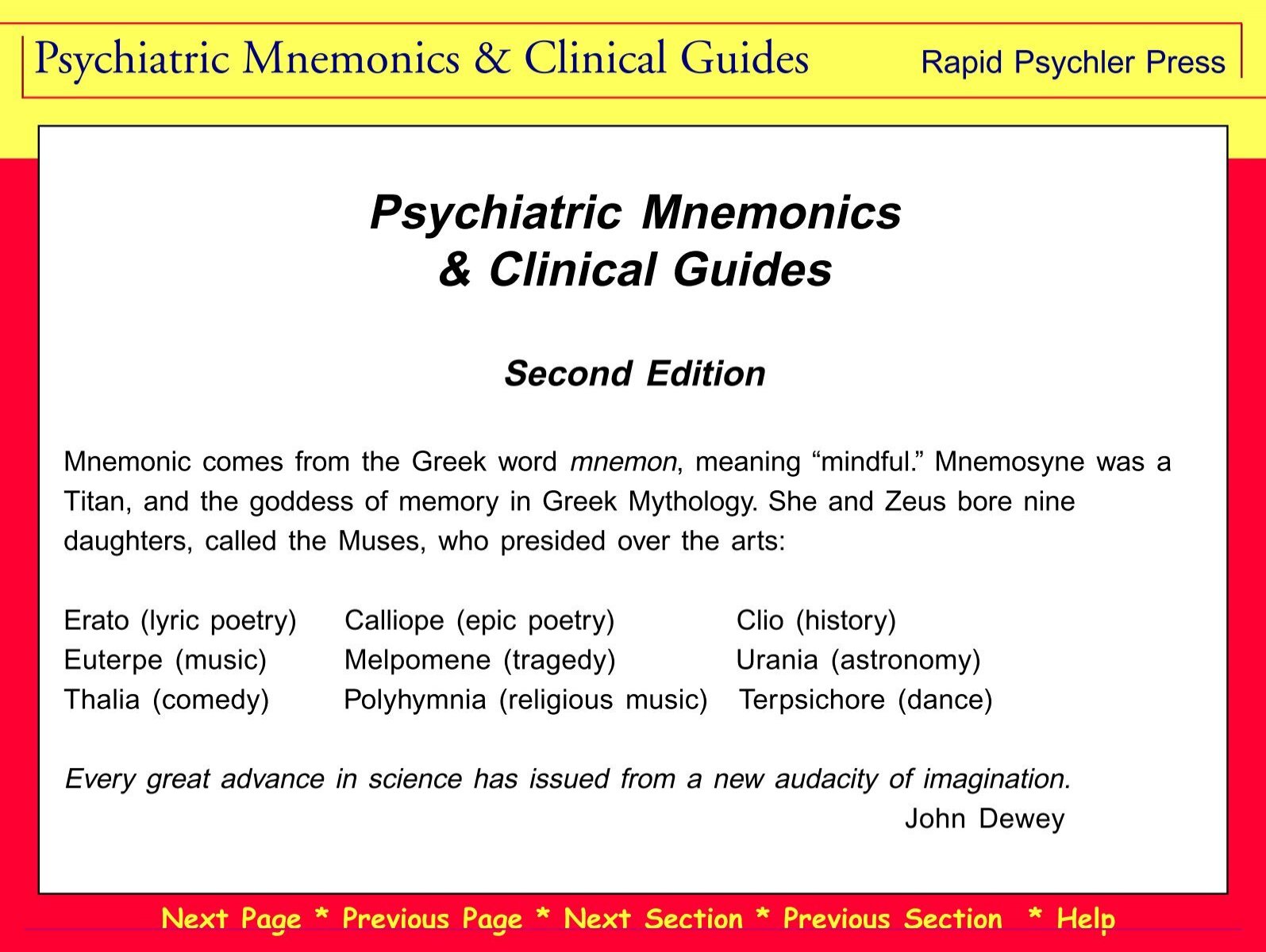 Psych Mnemonics 411 Free Download