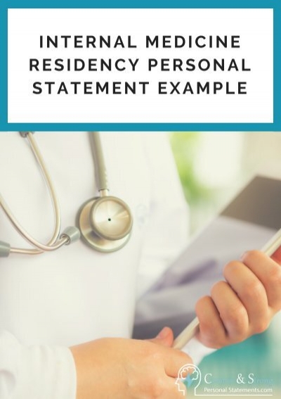 personal statement importance medicine