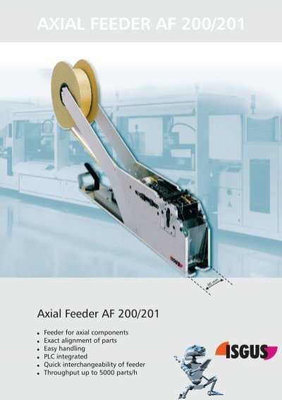 AXIAL FEEDER AF 200/201 - isgus