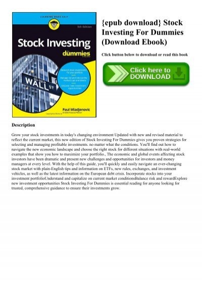 investing in stocks for beginners pdf file