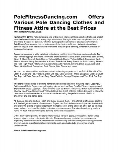 pole dancing clothes sale