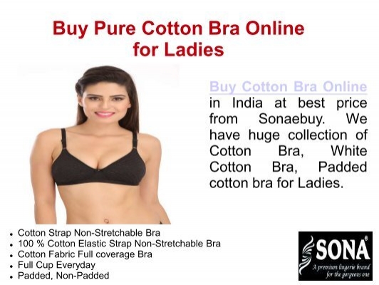 Buy Women Full Coverage Non-padded Pure Cotton Bra Online