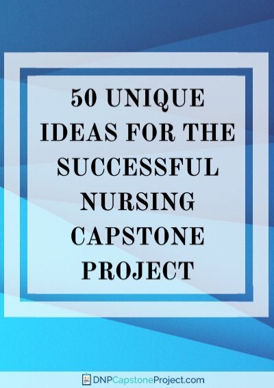 family nurse practitioner capstone project ideas