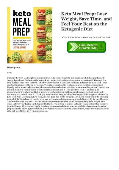 mcdonalds ketogenic diet pdf