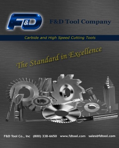 F&D Tool Company 14151-MC5206 Carbide Tipped Slitting Saw 5 Diameter 16 Number of Teeth Standard Tooth 1 1/4 Arbor Hole 5/16 Width of Face Cast Iron 