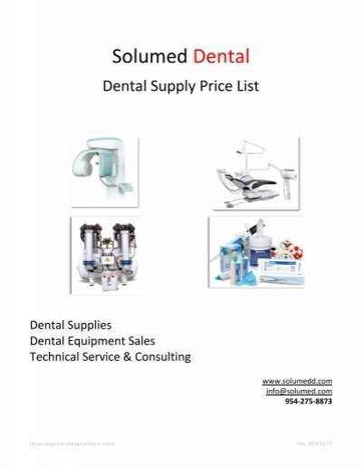 Solumed Dental Supplies 2019