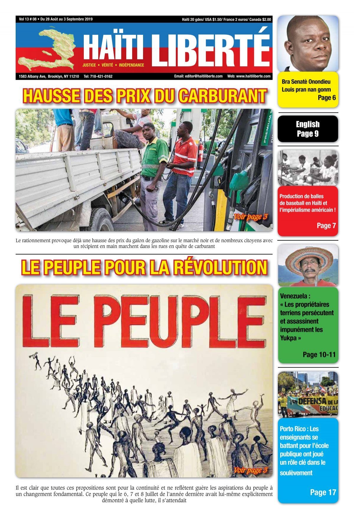 Haiti Liberte 28 Aout 2019