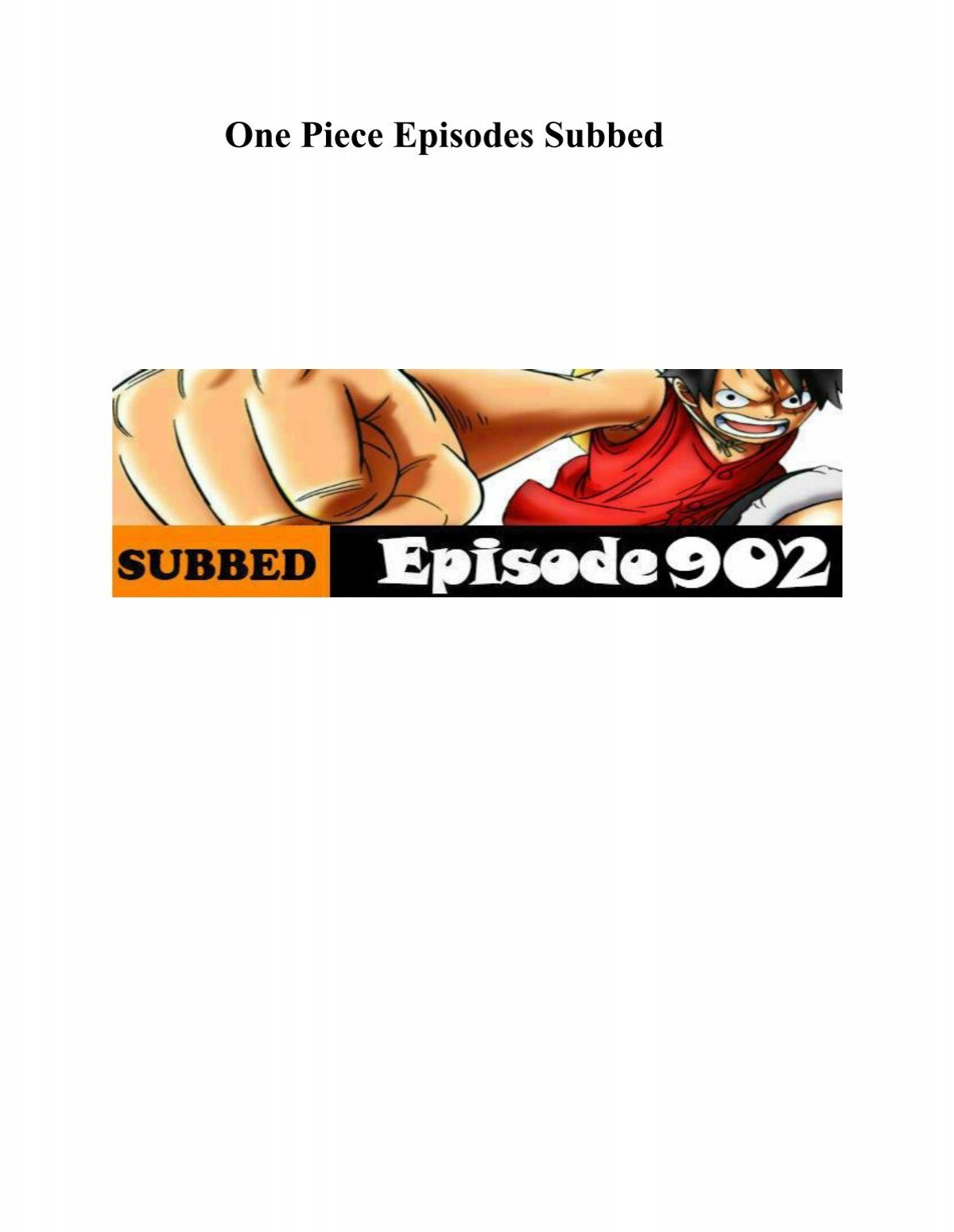 One Piece Episode 127 Eng