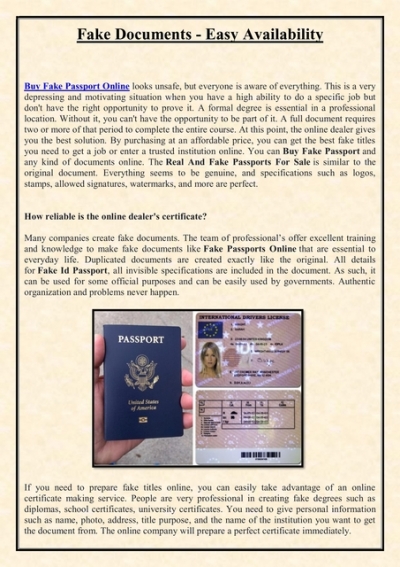 Identifying Fake Documents: A Complete Overview
