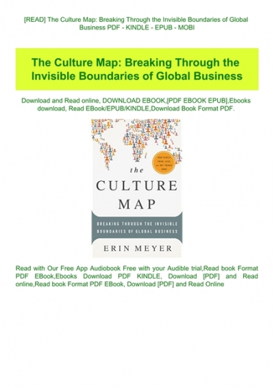 The Culture Map PDF Free Download