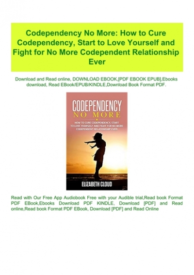 Pdf Codependency No More How To Cure Codependency Start To Love