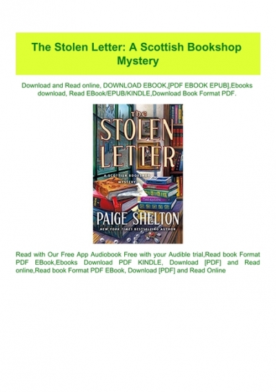 Download The stolen letter a scottish bookshop mystery For Free