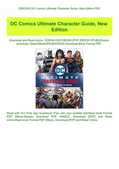 Dc Comics Ultimate Character Guide Download Free Ebook