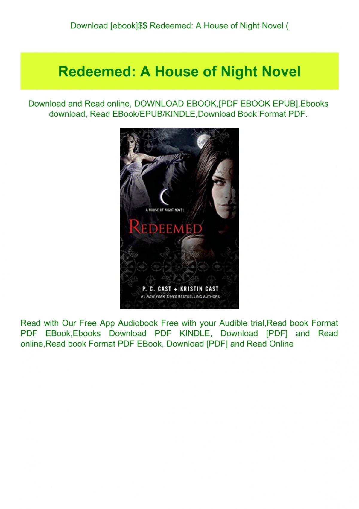 House Of Night 1 Download Free Ebook