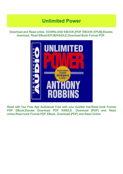 Read Unlimited Power Ebook
