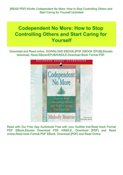 Read Pdf Kindle Codependent No More How To Stop Controlling
