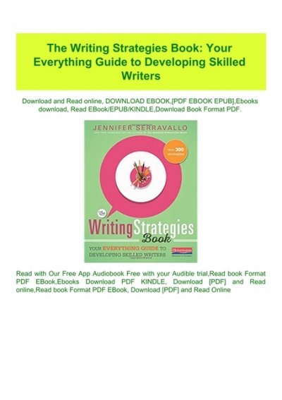 writing strategies book resources