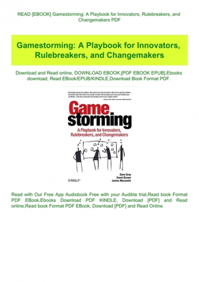 Gamestorming PDF Free Download
