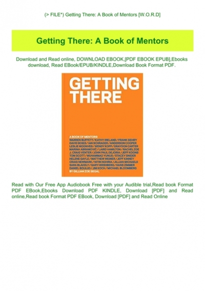 Getting to it pdf free download free