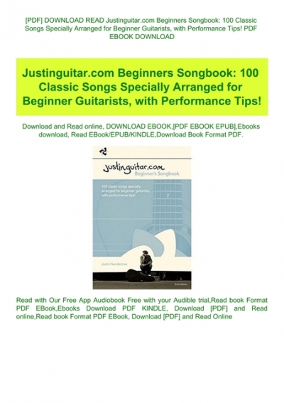 Justin beginners songbook pdf