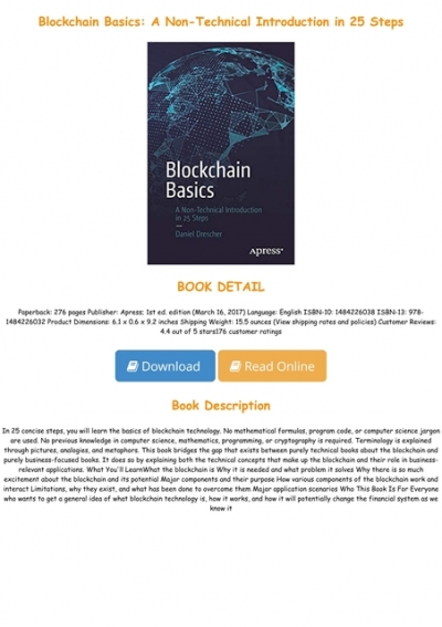 blockchain basics a non technical introduction in 25 steps pdf