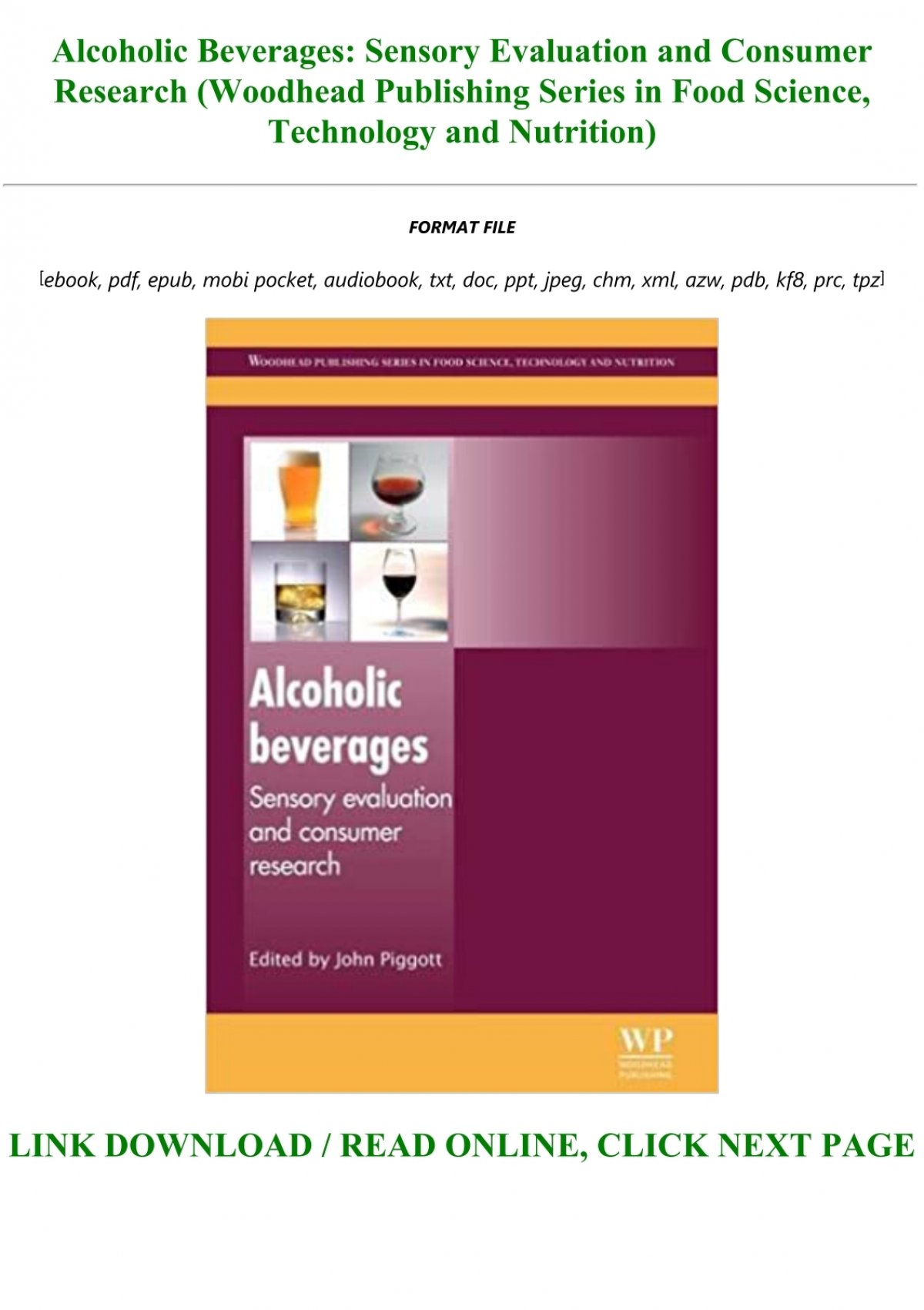 research paper about alcoholic beverages