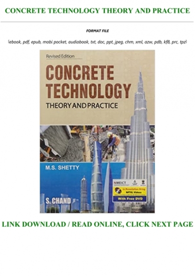 concrete technology thesis topic