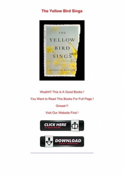 Get e-book The yellow bird sings Free