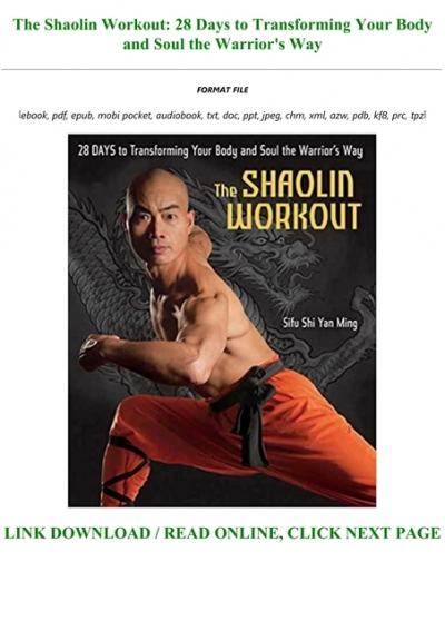 The Shaolin Workout 28 D