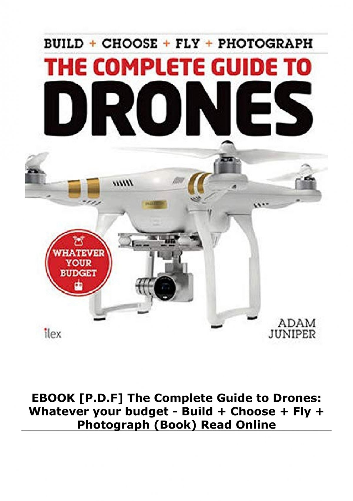 stereoanlæg Kollega Pirat EBOOK [P.D.F] The Complete Guide to Drones: Whatever your budget - Build +  Choose + Fly + Photograph (Book) Read Online