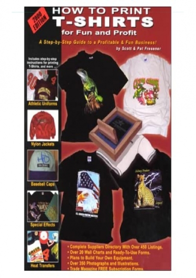 PDF How Print T-Shirts for and Profit! Android